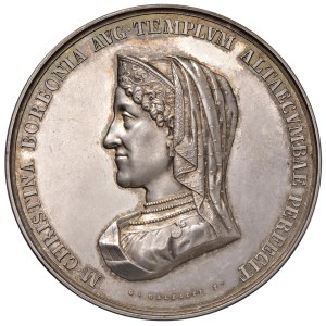 Cities medals - NAPOLI. Maria Cristina delle Due Sicilie (1806-1878) Me...