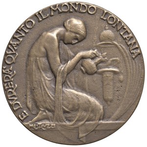 Cities medals - RAVENNA Dante Alighieri (1265-1321) Medaglia 1921 Sesto...