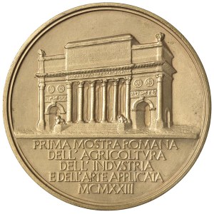 Cities medals - ROMA. Medaglia 1923 Prima mostra Romana di Agricoltura,...