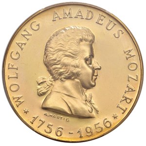 Foreign medals - AUSTRIA. Wolfang Amadeus Mozart (1756-1791) Medaglia di...