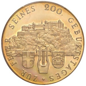 Foreign medals - AUSTRIA. Wolfang Amadeus Mozart (1756-1791) Medaglia di...