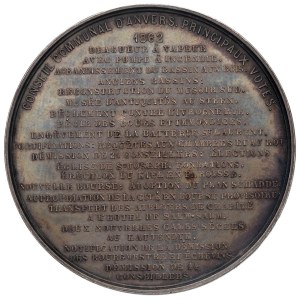 Foreign medals - BELGIO Medaglia 1862 Costruzone del Grande Bacino Idric...