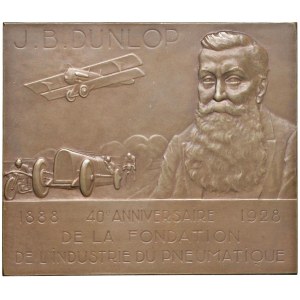 Foreign medals - FRANCIA-INDOCINA PLacchetta Art Decò-Nouveau 1928 40° A...