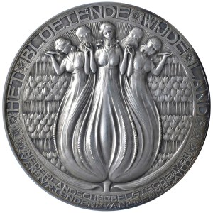 Foreign medals - OLANDA Rarissima medaglia coniata 1912 Gran Fiore del T...