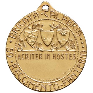 Various medals - Medaglia 59° reggimento di fanteria della Brigata Calab...