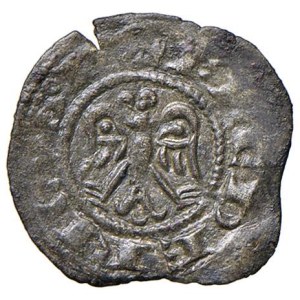 Italian coins - BRINDISI Federico II (1197-1250). Mezzo denaro - Sp. -....