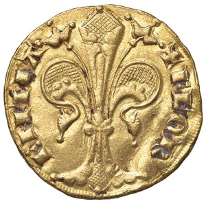 Italian coins - FIRENZE Repubblica - Fiorino IX serie (II semestre 1335...