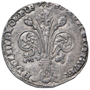 Italian coins - FIRENZE Repubblica - Grossone (1448-1460i) - Bern. 879 ...