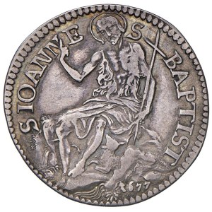 Italian coins - FIRENZE Cosimo III (1670-1723) Testone 1677 - MIR 333 A...