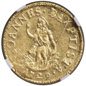 Italian coins - FIRENZE Gian Gastone (1723-1737) Zecchino 1729 - MIR 34...
