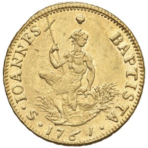 Italian coins - FIRENZE Francesco II (1737-1765) Ruspone 1761 - MIR 359...