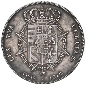 Italian coins - FLORENCE Ferdinand III (1814-1824) Francescone 1815 - M...