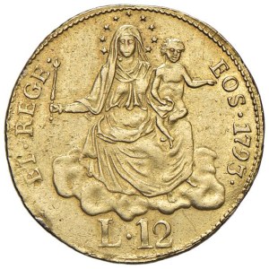 Italian coins - GENOVA Dogi biennali (1528-1797) 12 Lire 1793 - MIR 281...