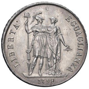 Italian coins - GENOVA Repubblica Ligure (1798-1805) 8 Lire 1798 A. I -...