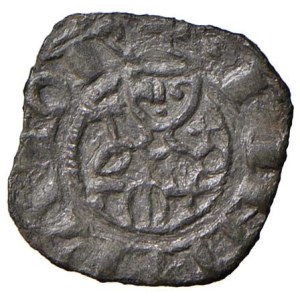 Italian coins - MESSINA Federico II (1197-1250) Denaro - MIR 107 (indic...
