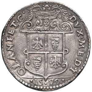 Italian coins - MILANO Filippo II (1556-1598) Scudo 1579 con data sia a...