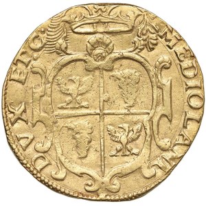 Italian coins - MILANO Filippo III (1598-1621) Quadrupla s.d. - MIR 338...
