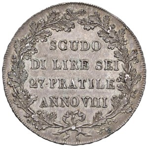 Italian coins - MILANO Repubblica Cisalpina (1800-1802) Scudo da 6 lire...
