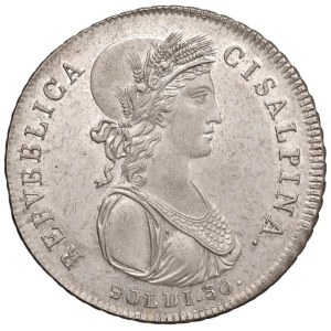 Italian coins - MILANO Repubblica Cisalpina (1800-1802) 30 Soldi A. IX ...