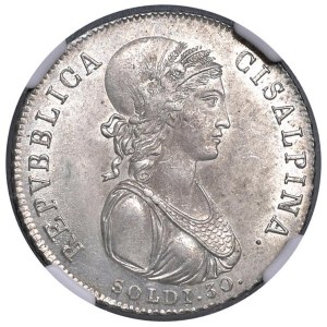 Italian coins - MILANO Repubblica Cisalpina (1800-1802) 30 Soldi A. IX ...