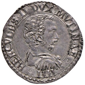 Italian coins - MODENA Ercole II d'Este (1534-1559) Bianco - MIR 645 AG...