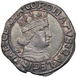 Italian coins - NAPOLI Ferdinando I d'Aragona (1458-1494) Coronato sigl...