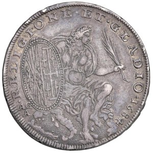 Italian coins - NAPOLI Carlo II (1674-1700) Mezzo Ducato da 50 Grana 16...
