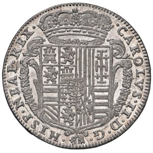 Italian coins - NAPOLI Carlo II (1674-1700) Tarì 1686 - Magliocca 18 AG...