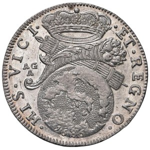 Italian coins - NAPOLI Carlo II (1674-1700) Tarì 1686 - Magliocca 18 AG...