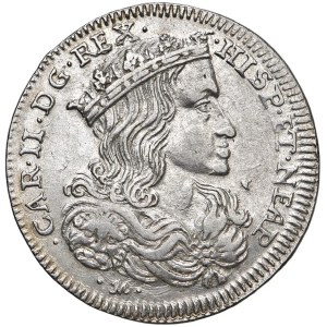 Italian coins - NAPOLI Carlo II (1674-1700) Tarì 1698 - Magliocca 29 AG...