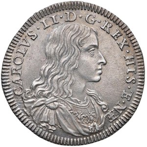 Italian coins - NAPOLI Carlo II (1674-1700) Carlino 1683 senza contrass...