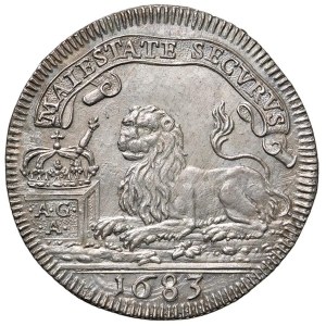 Italian coins - NAPOLI Carlo II (1674-1700) Carlino 1683 senza contrass...