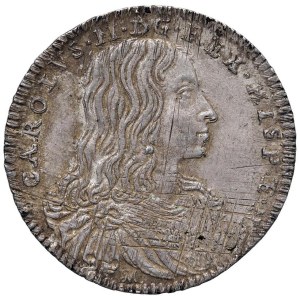Italian coins - NAPOLI Carlo II (1674-1700) Carlino 1685 - Magliocca 35...