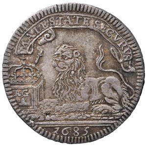 Italian coins - NAPOLI Carlo II (1674-1700) Carlino 1685 - Magliocca 35...