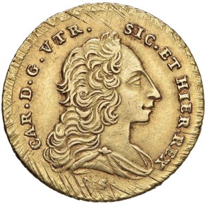 Italian coins - NAPOLI Carlo di Borbone (1734-1759) 6 Ducati 1749 - Mag...