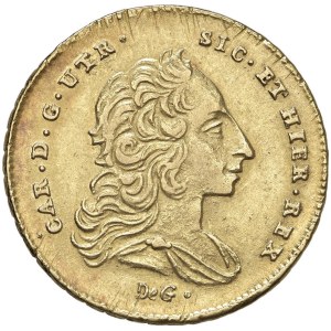 Italian coins - NAPOLI Carlo di Borbone (1734-1759) 6 Ducati 1754 - Mag...