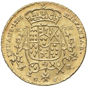 Italian coins - NAPOLI Carlo di Borbone (1734-1759) 6 Ducati 1754 - Mag...