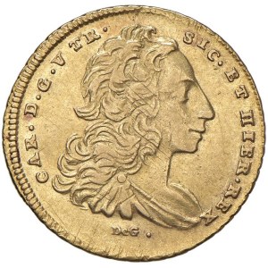 Italian coins - NAPOLI Carlo di Borbone (1734-1759) 4 Ducati 1749 capig...