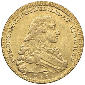 Italian coins - NAPOLI Ferdinando IV (1759-1816) 6 Ducati 1777 - Maglio...