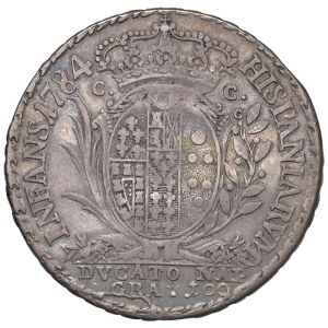 Italian coins - NAPOLI Ferdinando IV (1759-1816) Ducato 1784 HISPANIARV...