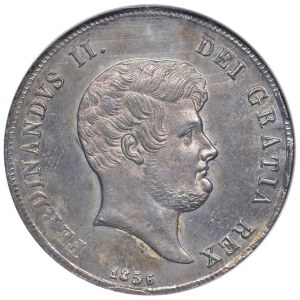 Italian coins - NAPOLI Ferdinando II (1830-1859) Mezza piastra 1856 - M...