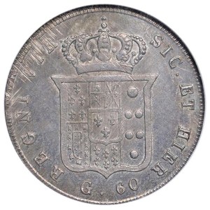 Italian coins - NAPOLI Ferdinando II (1830-1859) Mezza piastra 1856 - M...