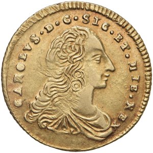 Italian coins - PALERMO Carlo di Borbone (1734-1759) Doppia oncia 1755 ...