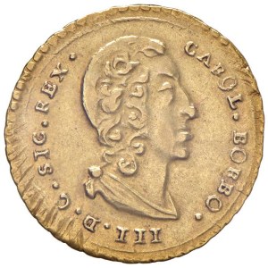 Italian coins - PALERMO Carlo di Borbone (1734-1759) Oncia 1734 - Serio...