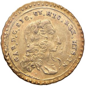 Italian coins - PALERMO Carlo di Borbone (1734-1759) Oncia 1736 - Serio...