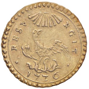 Italian coins - PALERMO Carlo di Borbone (1734-1759) Oncia 1736 - Serio...