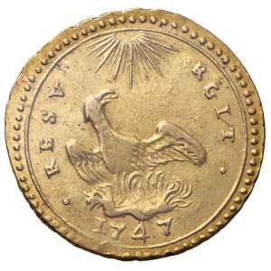 Italian coins - PALERMO Carlo di Borbone (1734-1759) Oncia 1747 - Serio...