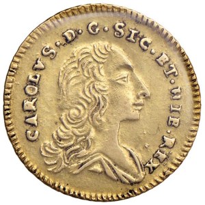 Italian coins - PALERMO Carlo di Borbone (1734-1759) Oncia 1753 - Serio...