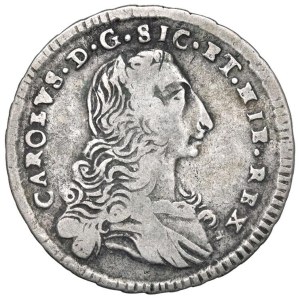 Italian coins - PALERMO Carlo di Borbone (1734-1759) 4 Tarì 1755 - Seri...