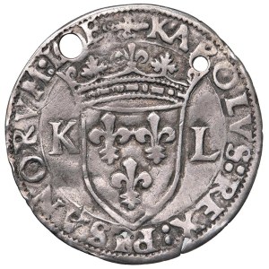 Italian coins - PISA Carlo VIII di Francia (1494-1495) Grossone o Bianc...